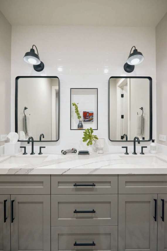 Residential Traditional/ Transitional - Bathroom, Silver, Janine Arietta, JAS Interior Designs 
