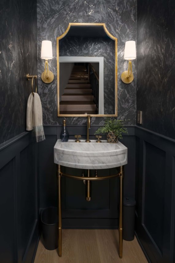 Residential Traditional/ Transitional - Bathroom, Bronze, Kelly Tivey, Kelly Tivey Interior Design​