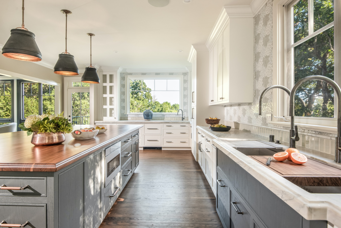 Residential Traditional/ Transitional Kitchen, Silver, Julie Cavanaugh, Design Matters​